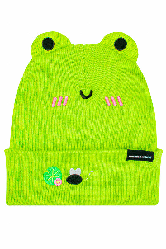 Kermit the frog beanie top