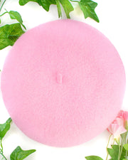 No thoughts here' Embroidered Beret - Momokakkoii