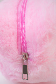 Xoxi the Axolotl Heart Fluffy Pouch - Momokakkoii