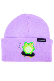 Skater Albert Embroidered Beanie - Momokakkoii