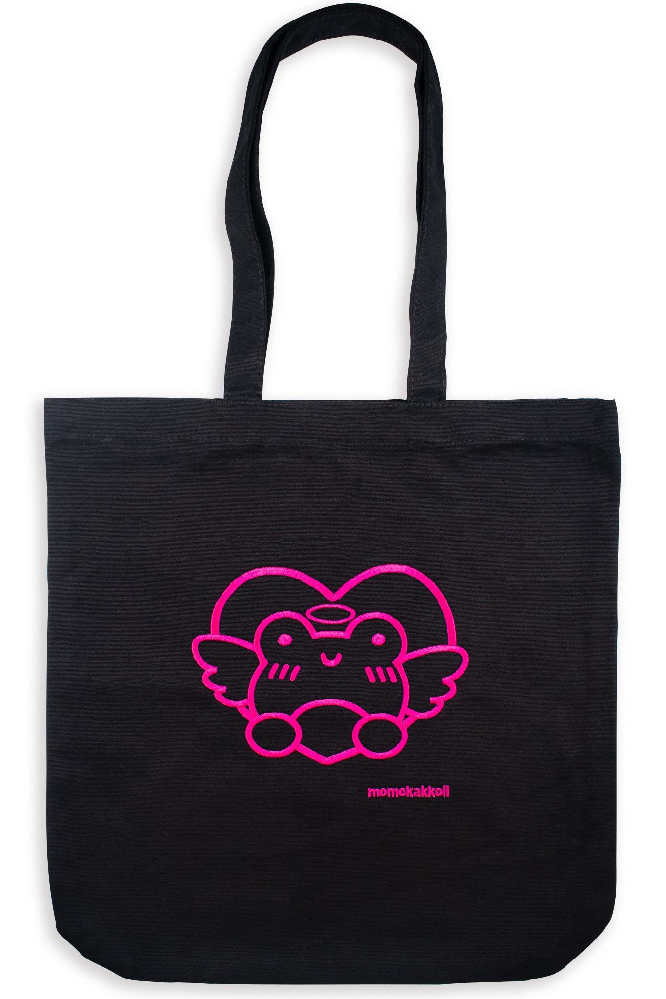 Organic Cotton Frog Angel Tote Bag - Momokakkoii