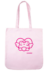 Organic Cotton Frog Angel Tote Bag - Momokakkoii