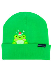 Holiday Albert Embroidered Beanie - Momokakkoii