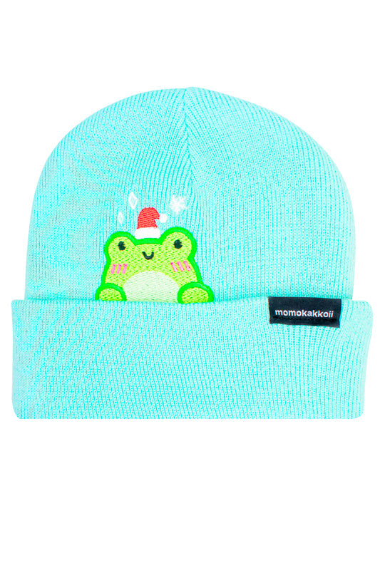 Holiday Albert Embroidered Beanie - Momokakkoii