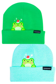 Holiday Albert Embroidered Beanie - Momokakkoii