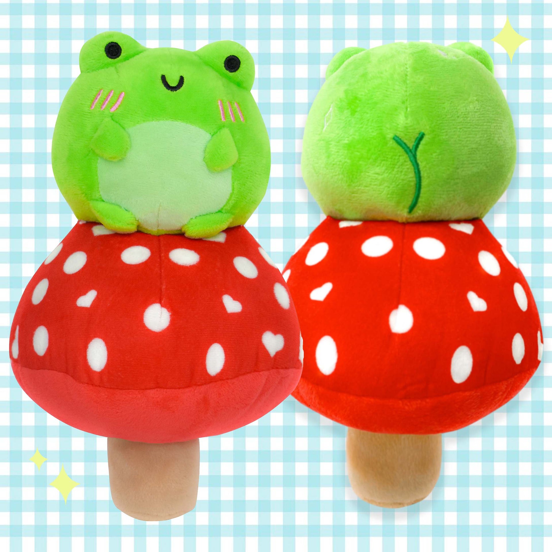 *PREORDER* Albert The Frog & Mushroom Plushie - Momokakkoii