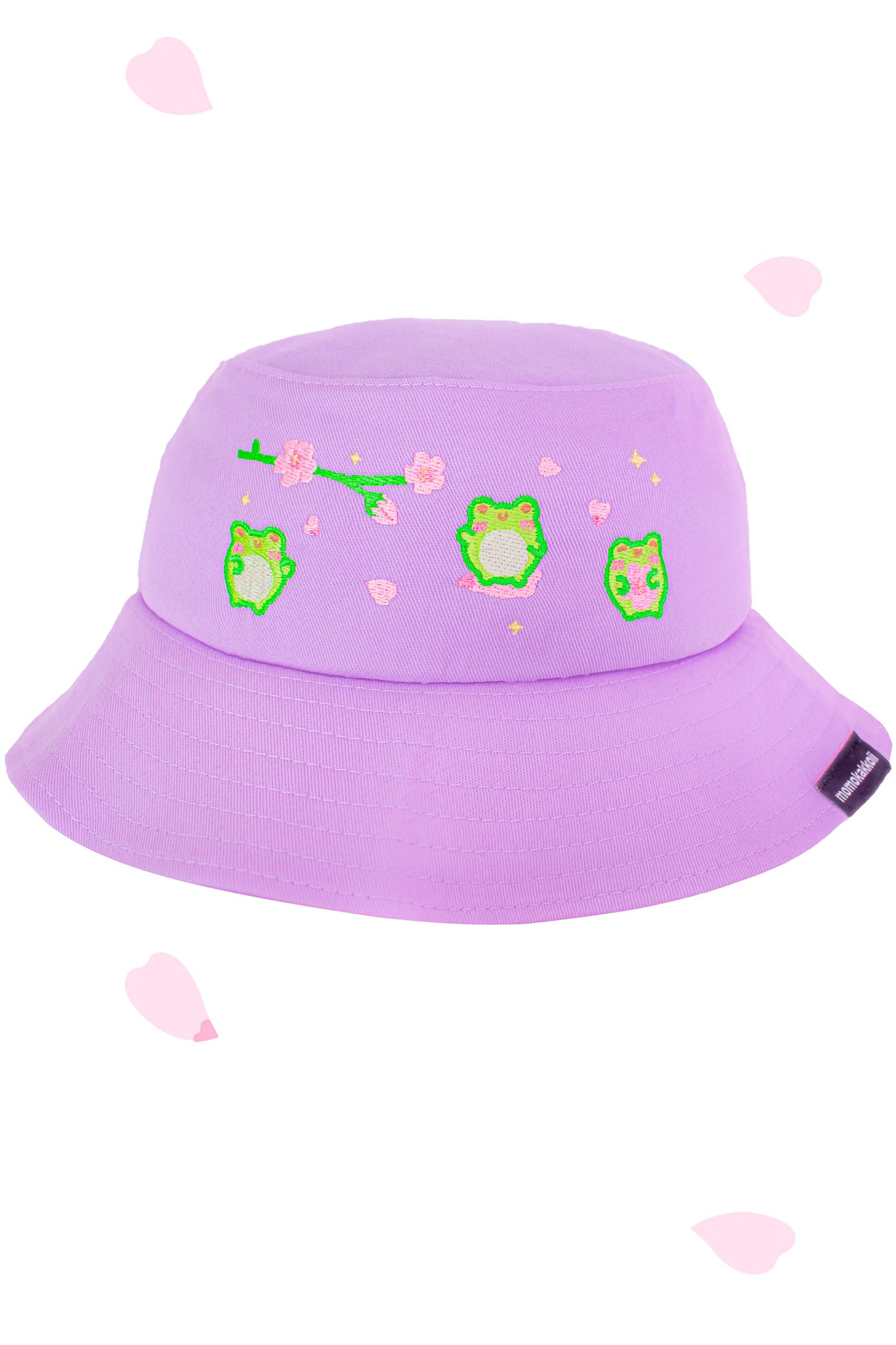 Floral Bucket Hat Sakura - White-Floral