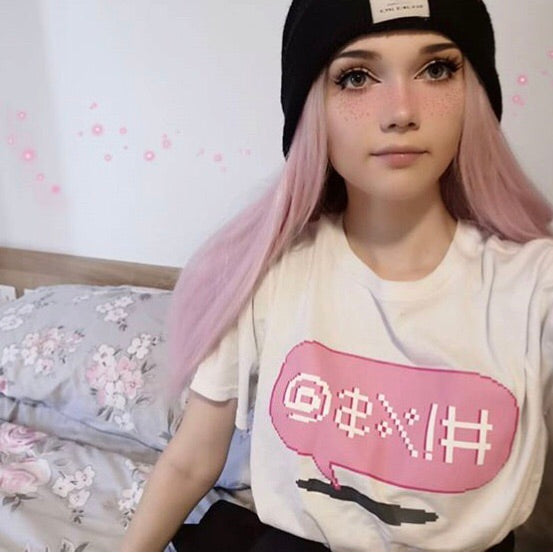 Speech Bubble Pixel Art T-shirt - Momokakkoii
