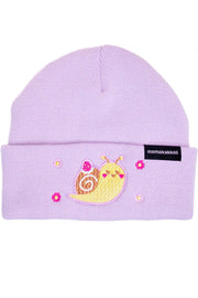 Keki The Snail Embroidered Beanie - Momokakkoii