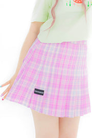 Pastel Vibes Pleated Mini Skirt - Momokakkoii