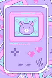 Bear Game Console Vinyl Sticker - Momokakkoii