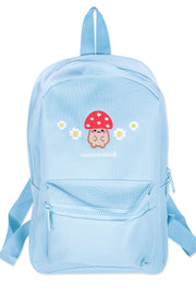 Mushroom Friend & Flowers Mini Backpack - Momokakkoii