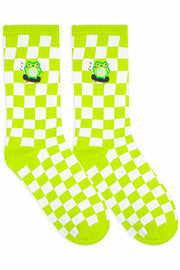Skater Albert Embroidered Socks - Momokakkoii