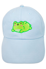 Thicc Albert The Frog Embroidered Cap - Momokakkoii