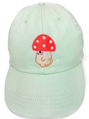 Thicc Mushroom Embroidered Cap - Momokakkoii