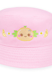 Xoxi Lemon Axolotl Embroidered Bucket Hat - Momokakkoii