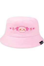 Xoxi The Axolotl Embroidered Bucket Hat - Momokakkoii