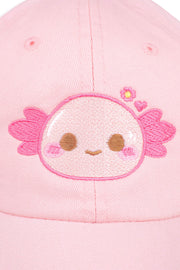 Xoxi The Axolotl Embroidered Cap - Momokakkoii
