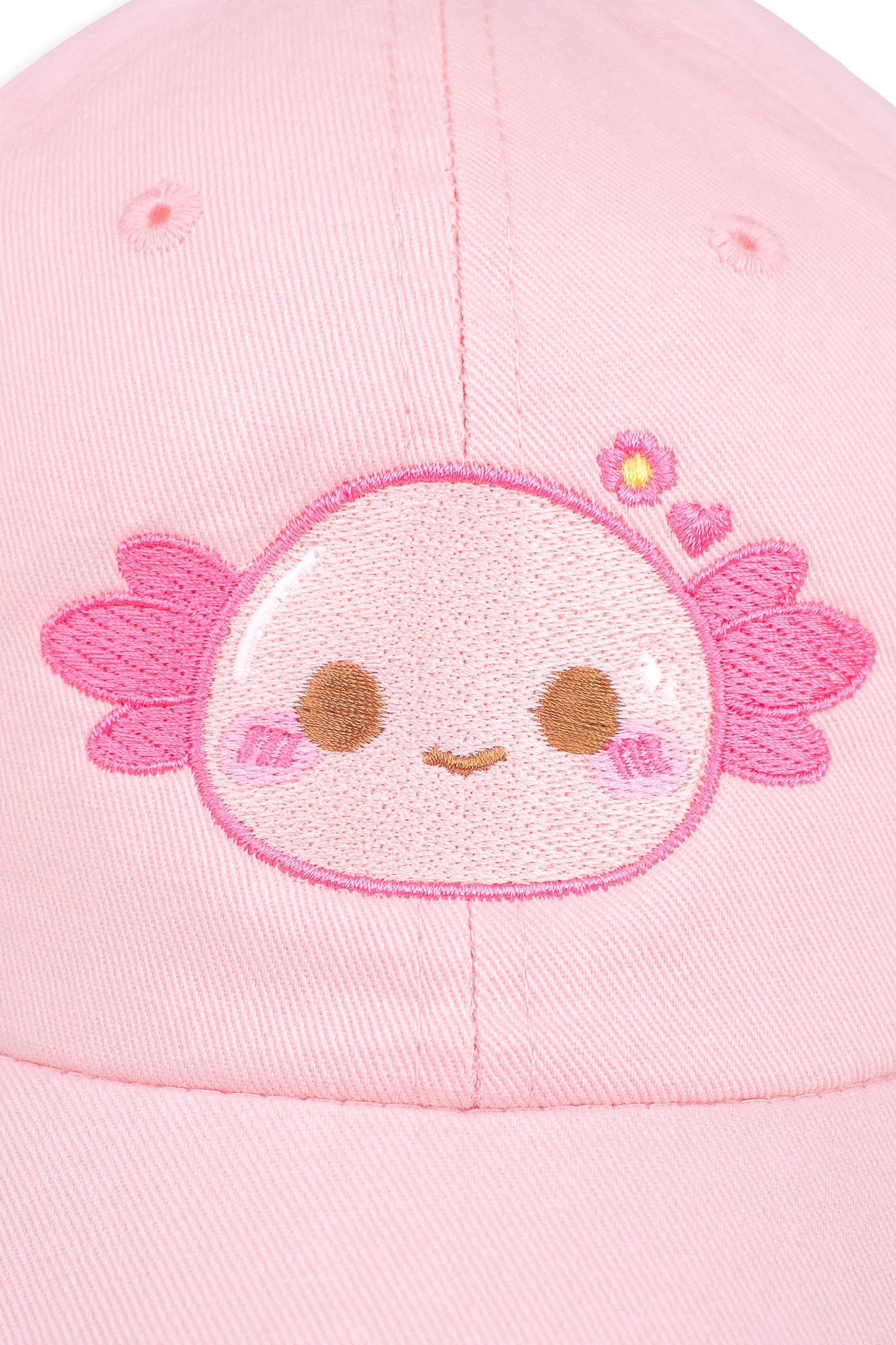 Xoxi The Axolotl Embroidered Cap - Momokakkoii