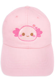 Xoxi The Axolotl Embroidered Cap - Momokakkoii