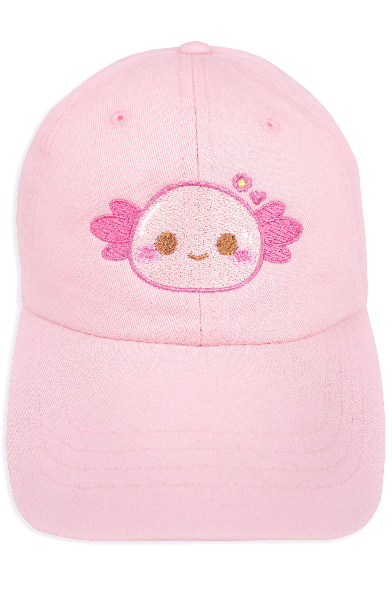 Xoxi The Axolotl Embroidered Cap - Momokakkoii