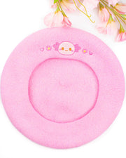 Xoxi The Axolotl Embroidered Beret - Momokakkoii