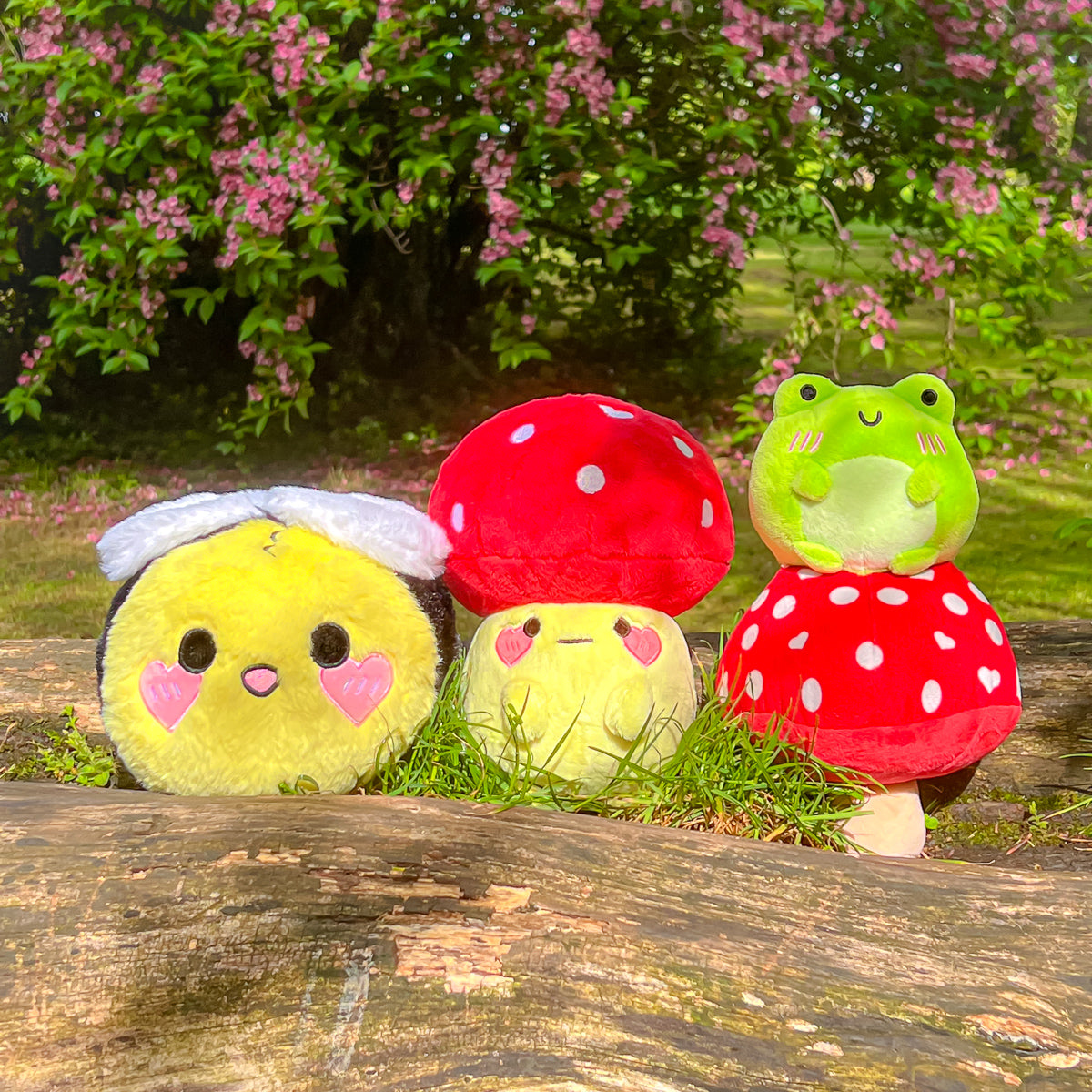 Adorable mushroom plush toys