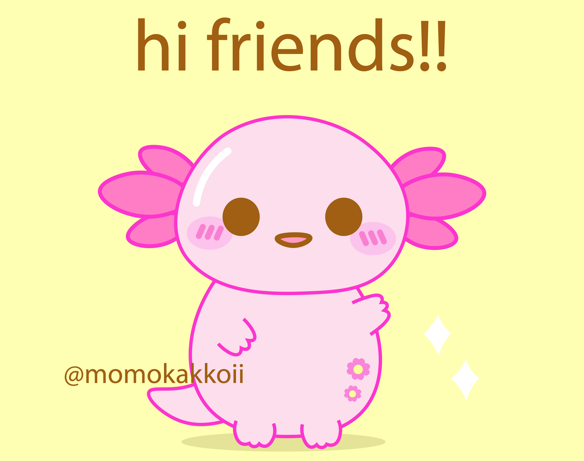 Meet Xoxi the Axolotl: fierce on the outside, soft on the inside