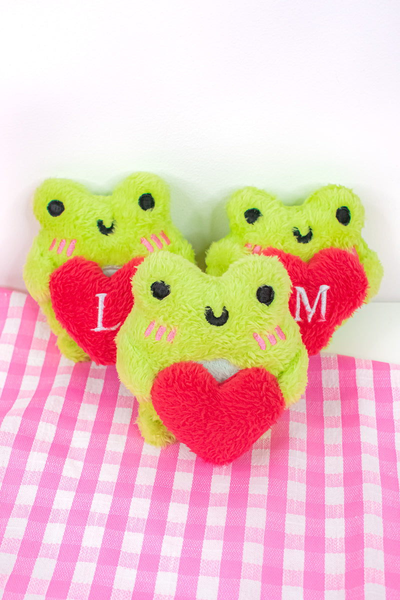 Heart Albert Handmade Mini 5" Plush (Choose Your Initial)