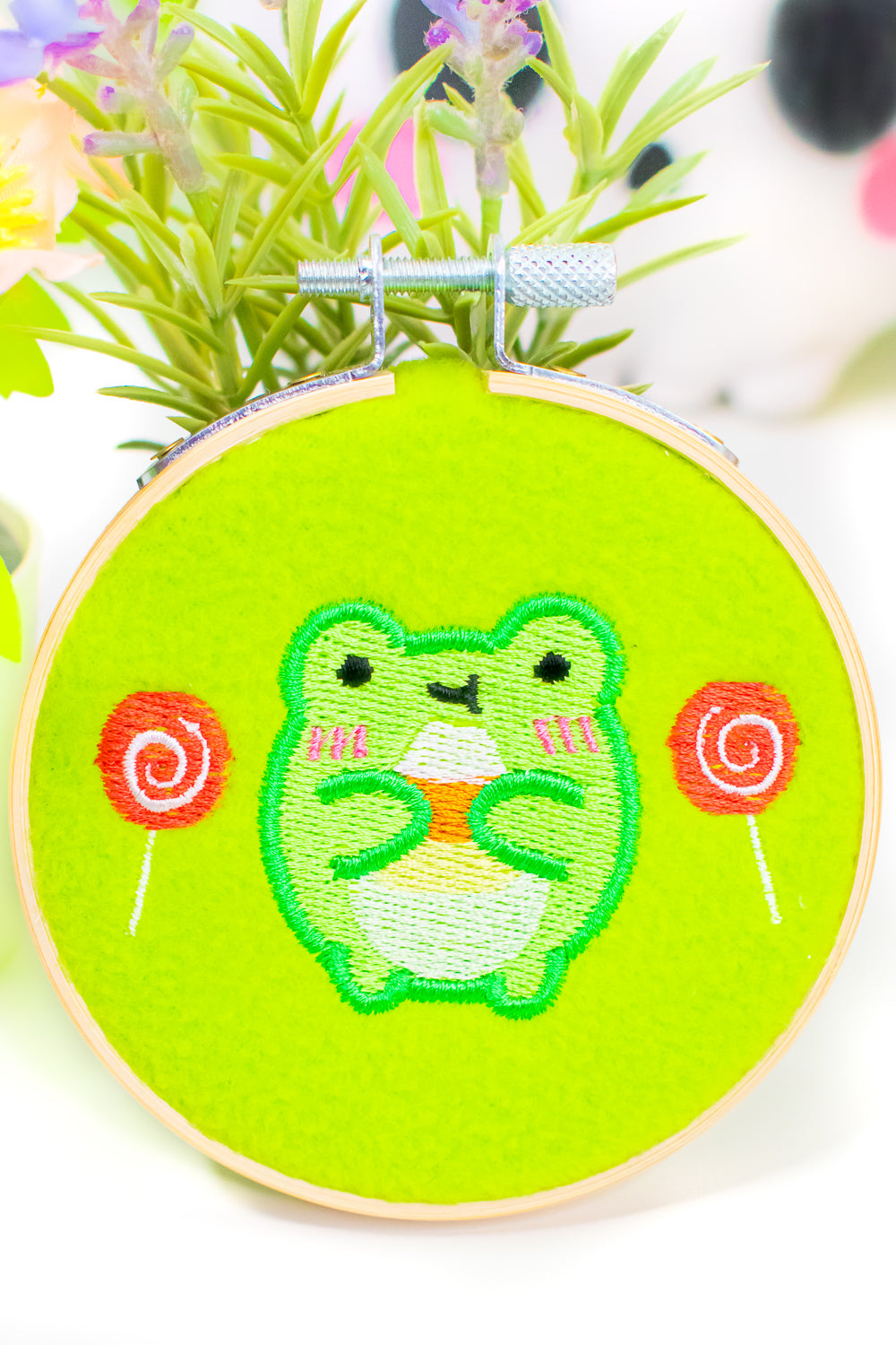 Albert Halloween Candy 3" Decorative Hoop
