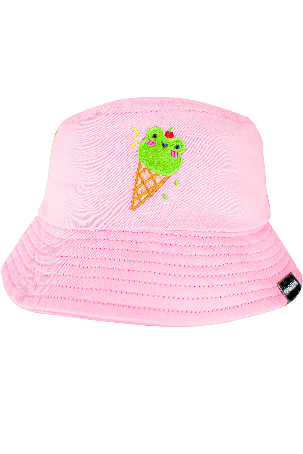 Ice Cream Albert Embroidered Bucket Hat