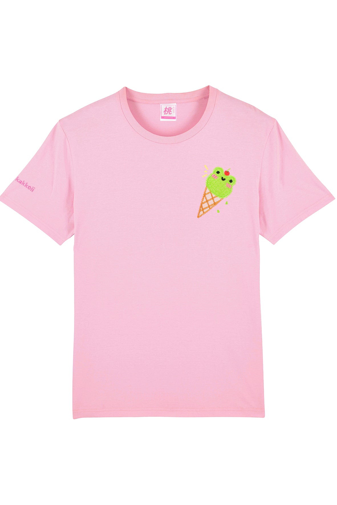 Organic Cotton Ice Cream Albert Embroidered T-Shirt