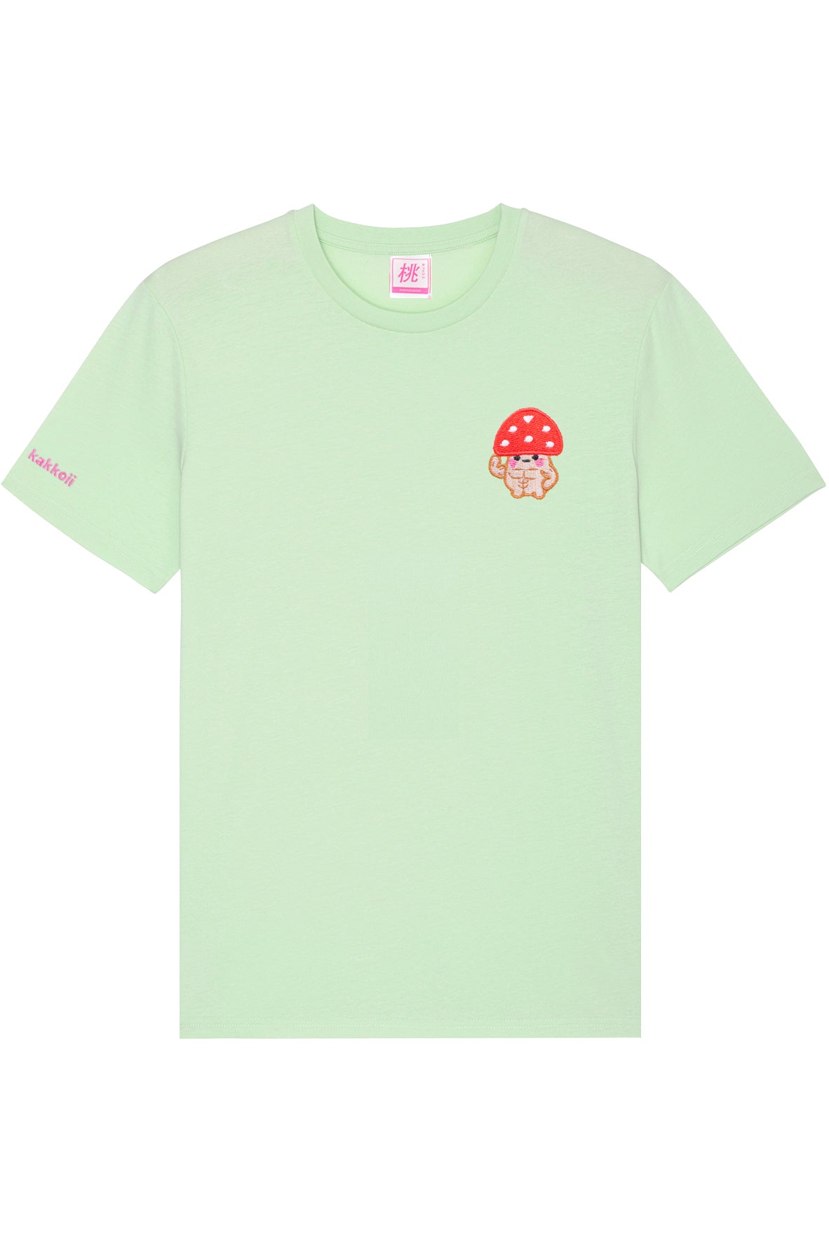 Organic Cotton Mighty Mushroom Friend Embroidered T-Shirt