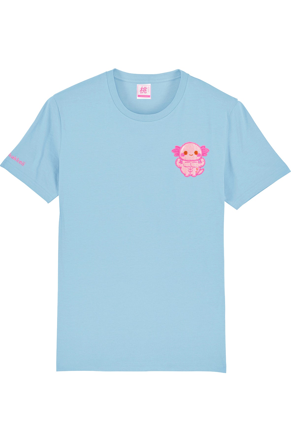 Organic Cotton Mighty Xoxi The Axolotl Embroidered T-Shirt