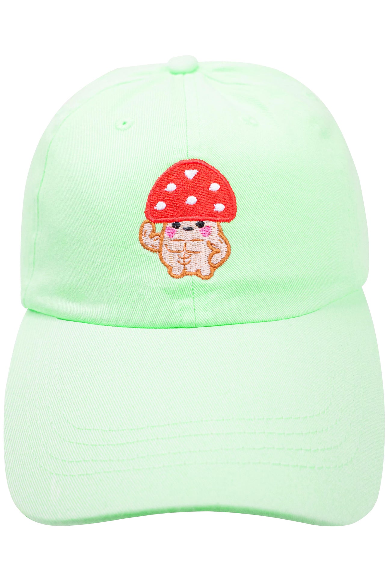 Mighty Mushroom Friend Embroidered Cap