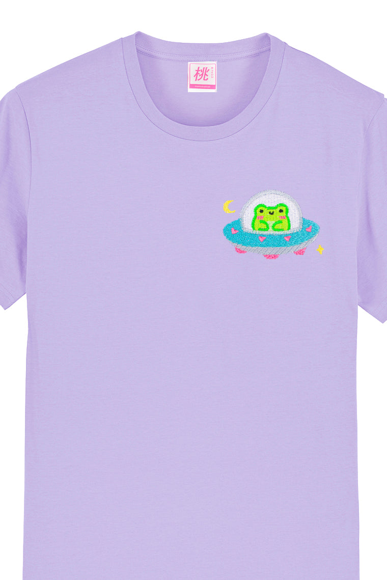 Organic Cotton Space Albert Embroidered T-shirt