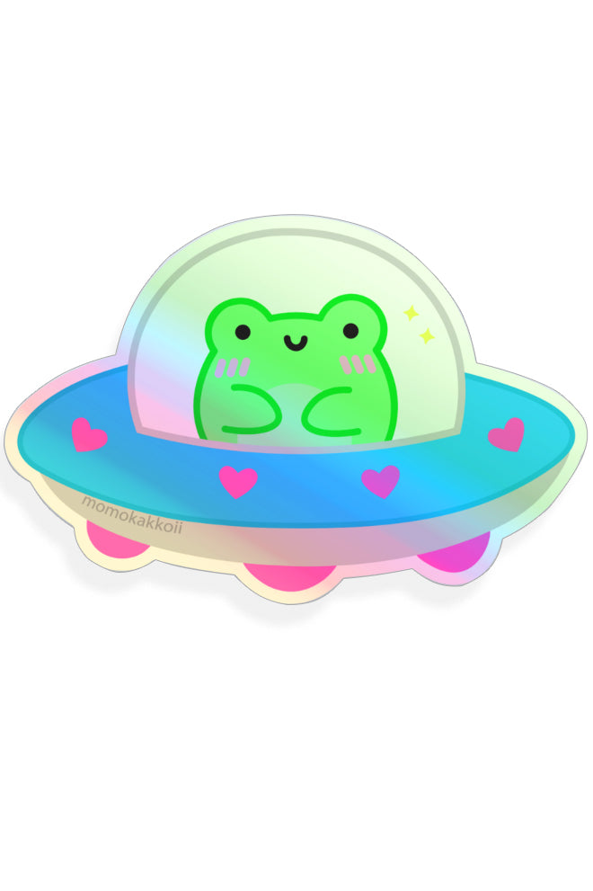 UFO Albert Holographic Vinyl Sticker