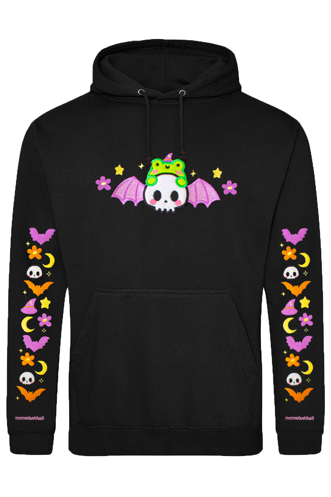 Albert And The Flying Skull Embroidered Hoodie