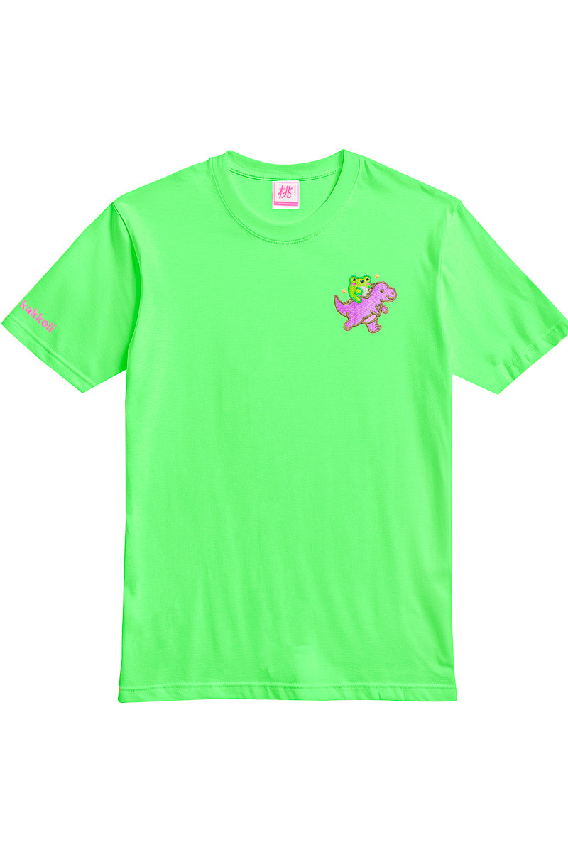 Albert's Dino Dash Embroidered T-shirt