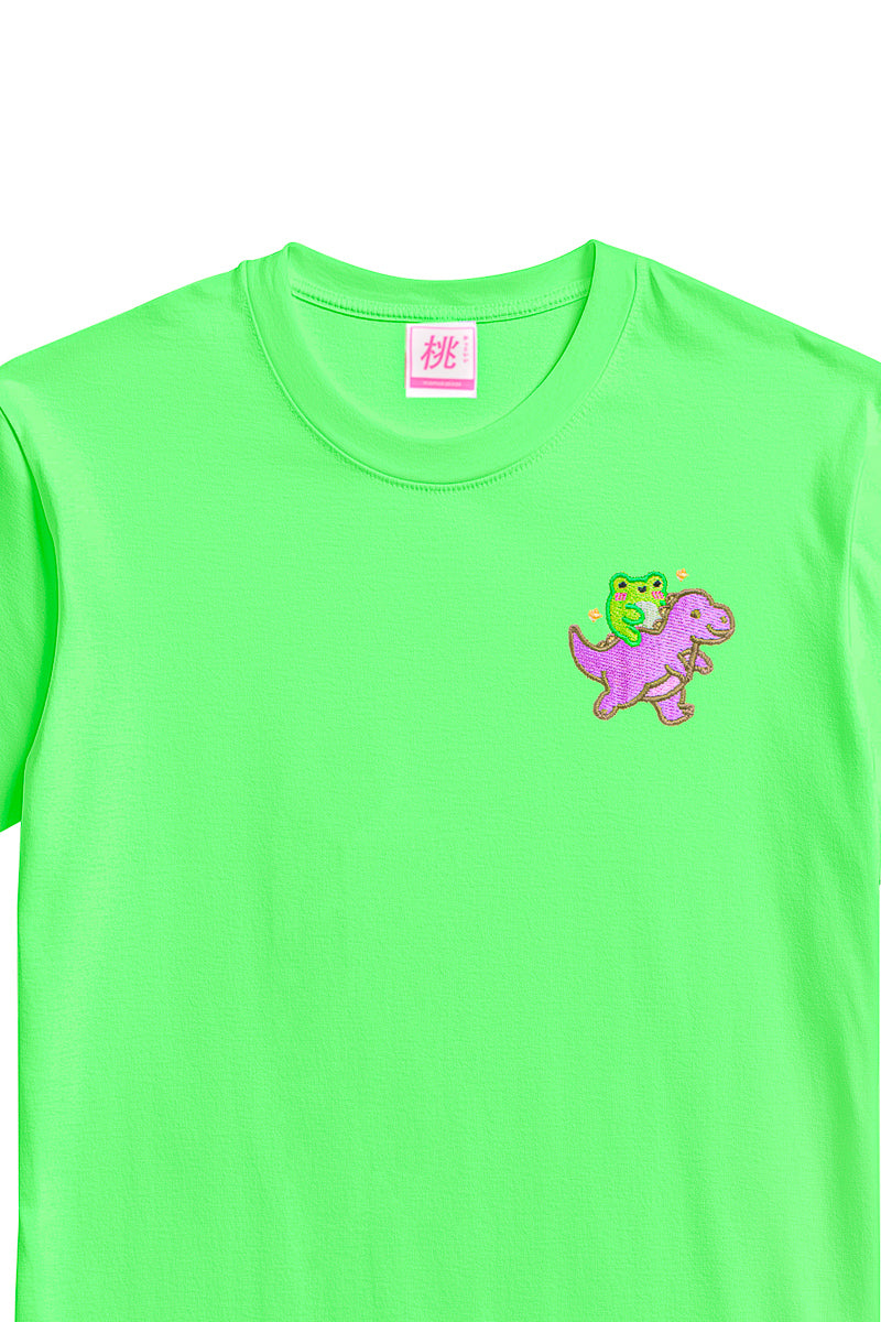 Albert's Dino Dash Embroidered T-shirt