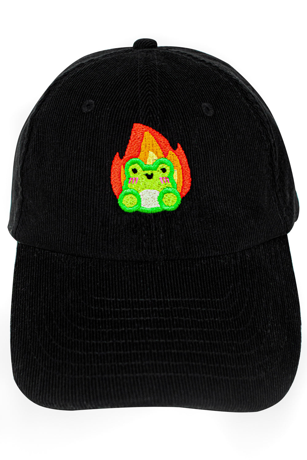 Albert In Flames Embroidered Corduroy Cap