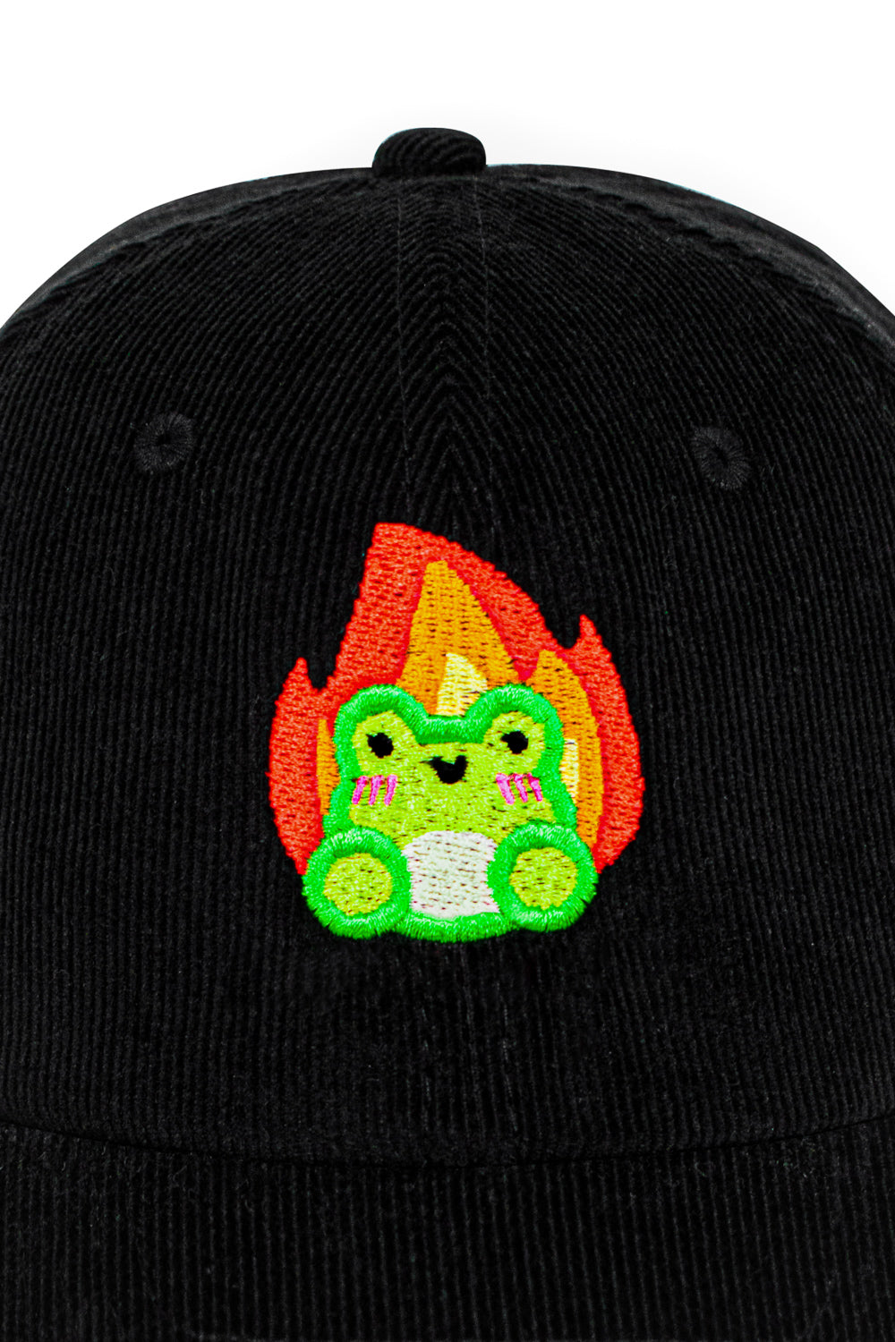 Albert In Flames Embroidered Corduroy Cap