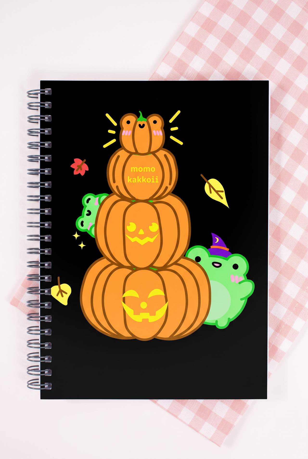 Albert's Pumpkin Harvest Spiral Notebook | Albert The Frog