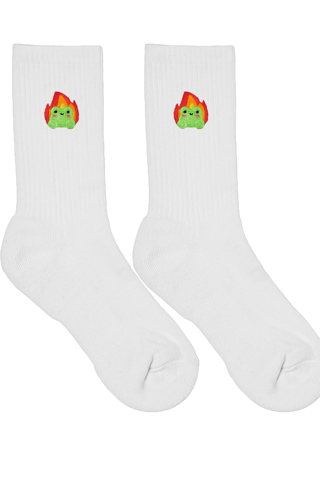 Albert In Flames Embroidered Socks