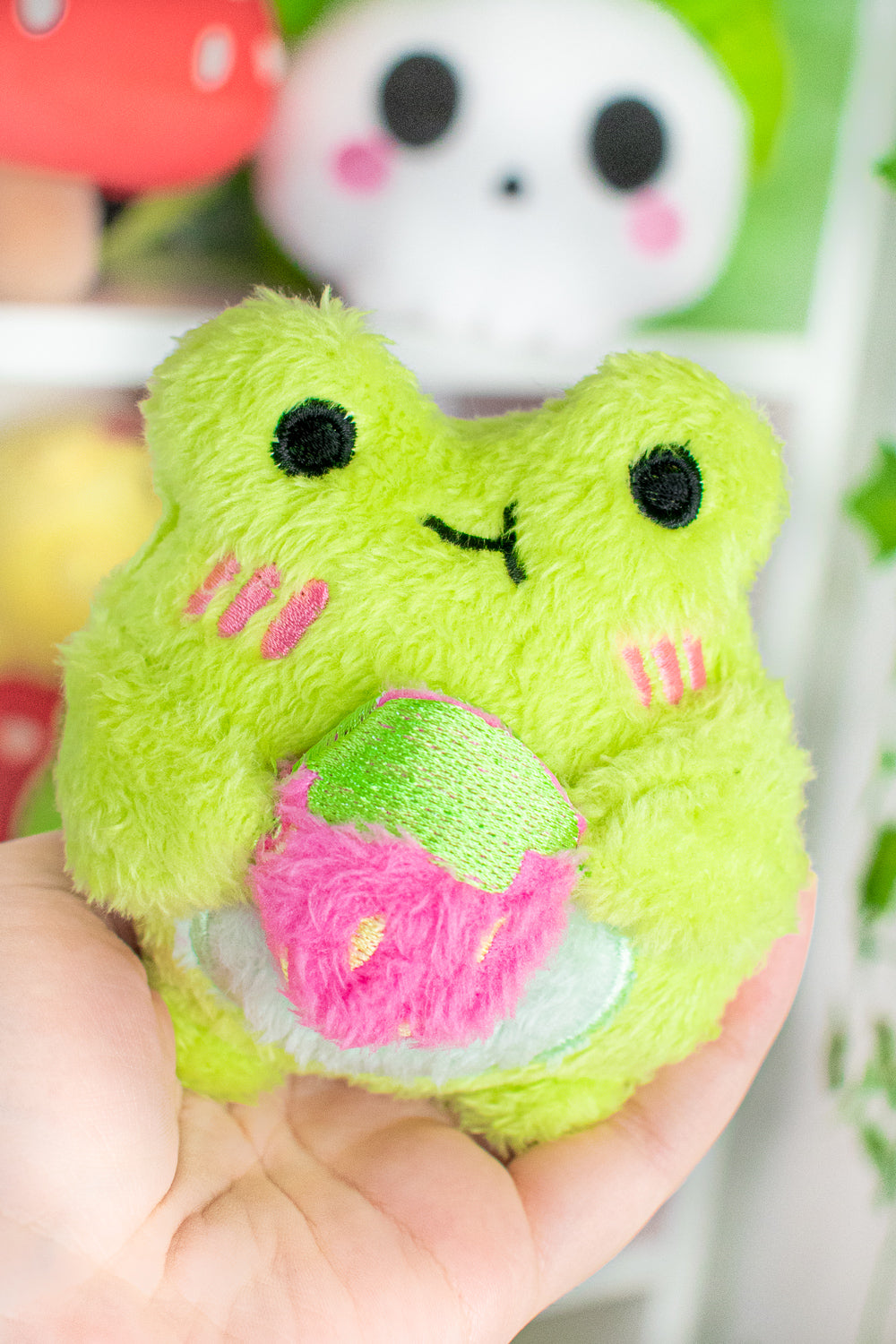 Strawberry Albert Handmade Mini 5" Plush