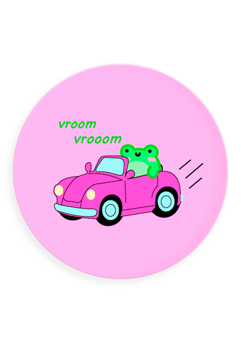Vroom Vroom Albert Button Badge