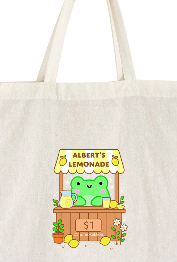 Albert's Lemonade Printed Tote Bag