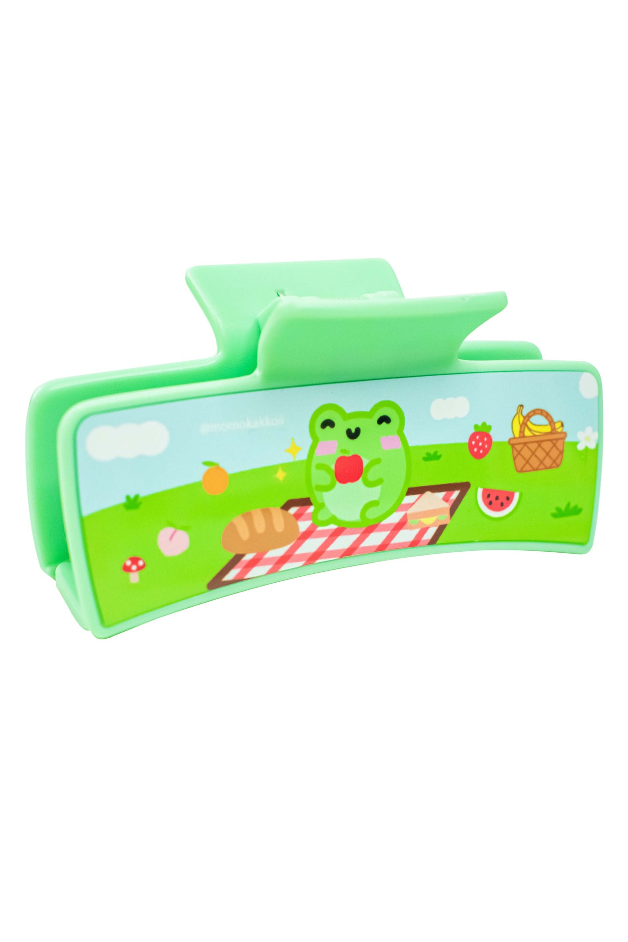 Albert's Picnic Mint Hair Claw Clip