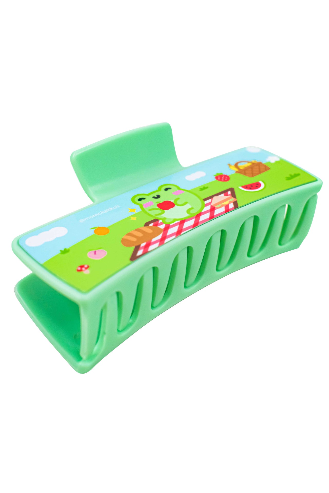 Albert's Picnic Mint Hair Claw Clip