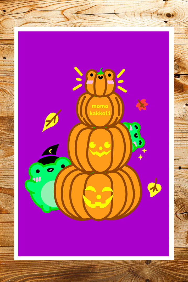 Albert's Pumpkin Harvest Art Print